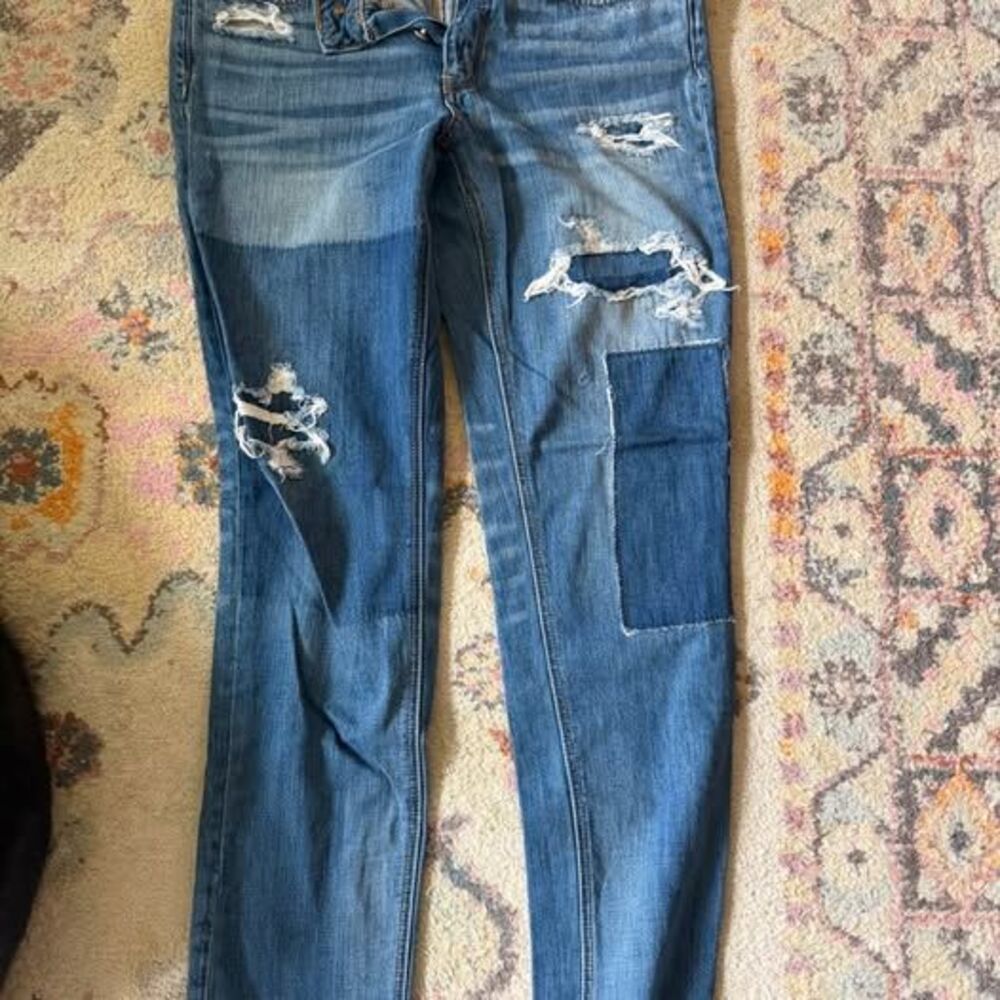 American Eagle Straight Leg Tomgirl Jeans